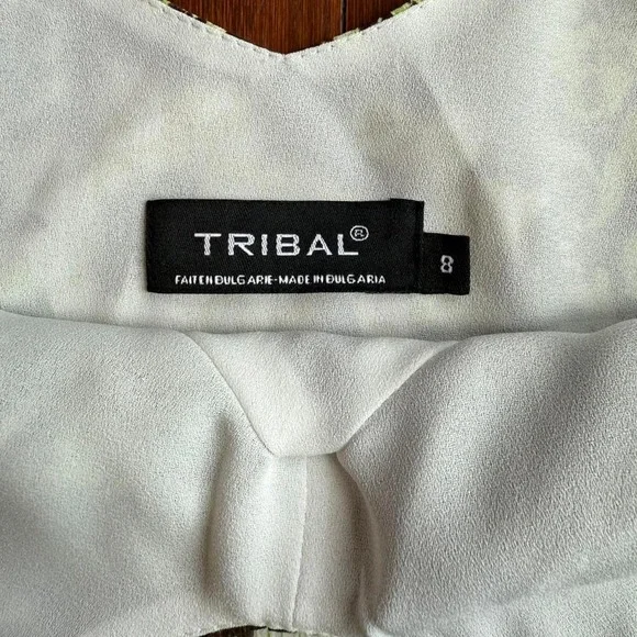 Tribal Brand Green & Brown Floral Midi‎ - Picture 4 of 7